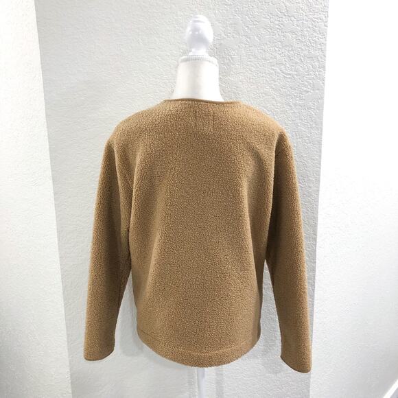 Joie Sherpa Teddy Oversized Cardigan Snap Jacket - Picture 4 of 9